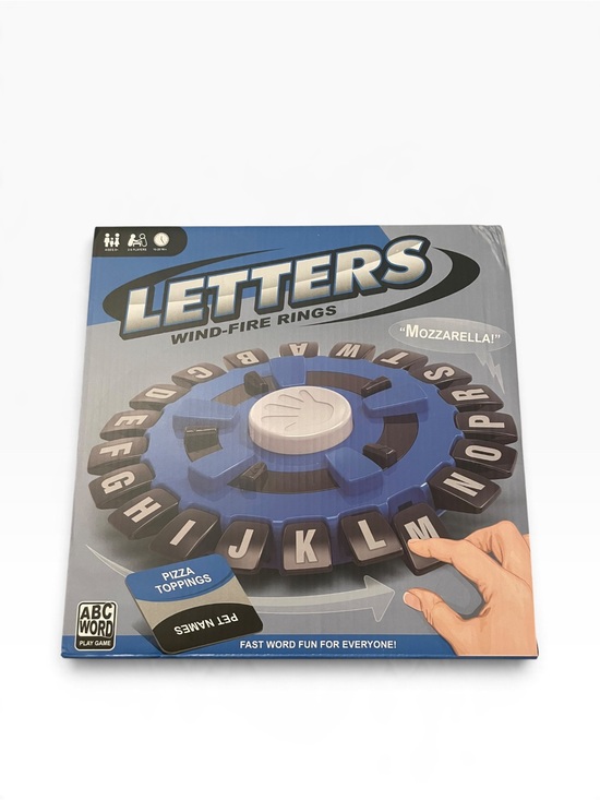 ABC Word Play Other - Letters Wind Fire Rings Game NIB